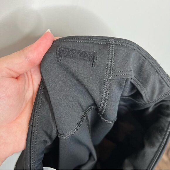 Athleta Womens Size XS Contender Capri Pants Black Mesh Cropped Legging Workout - Picture 8 of 13